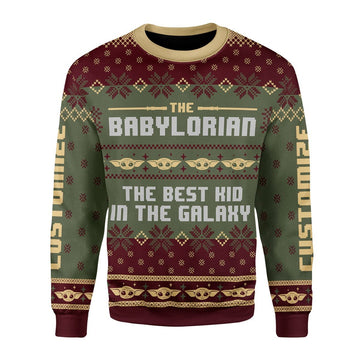 Gearhomies Christmas Unisex Sweater The Babylorian Custome Name 3D Apparel