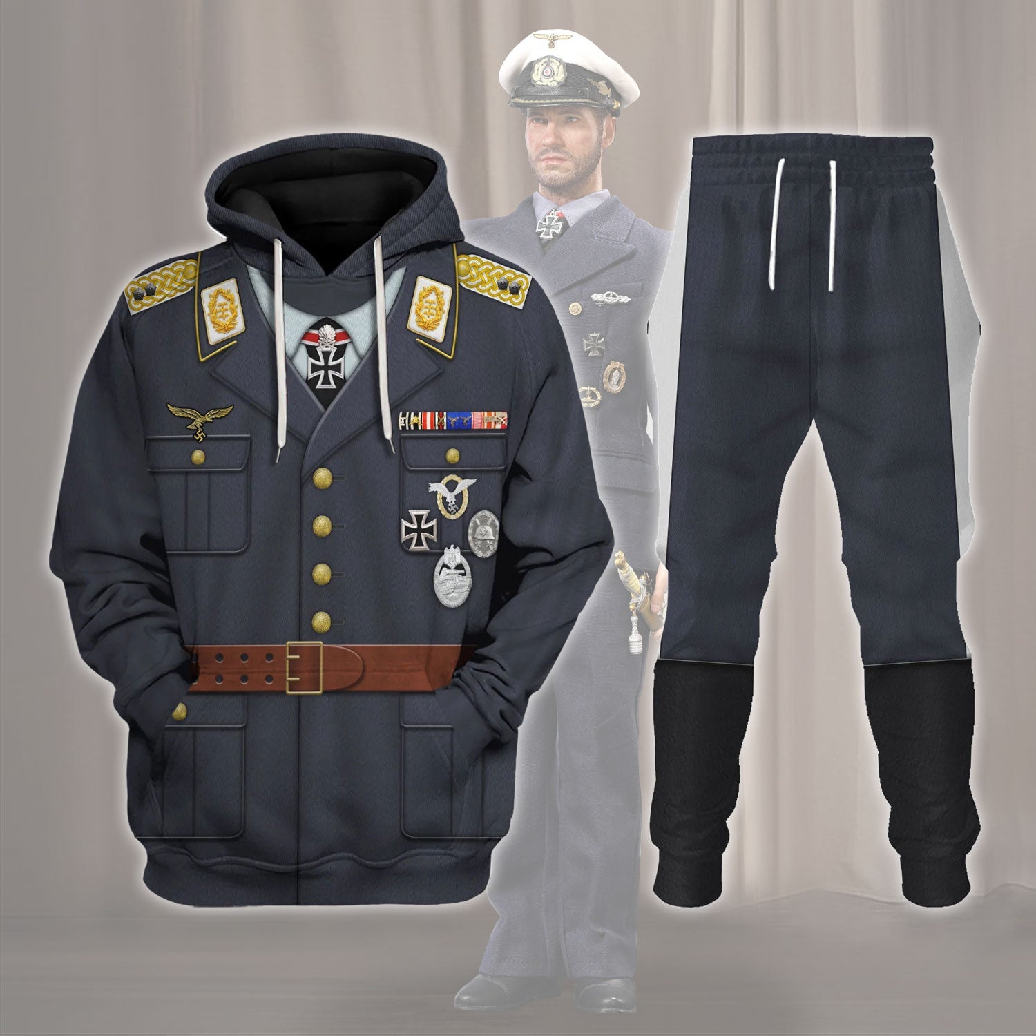Customspig WWII Ritter Von Greim Costume Hoodie Sweatshirt T-Shirt Tracksuit