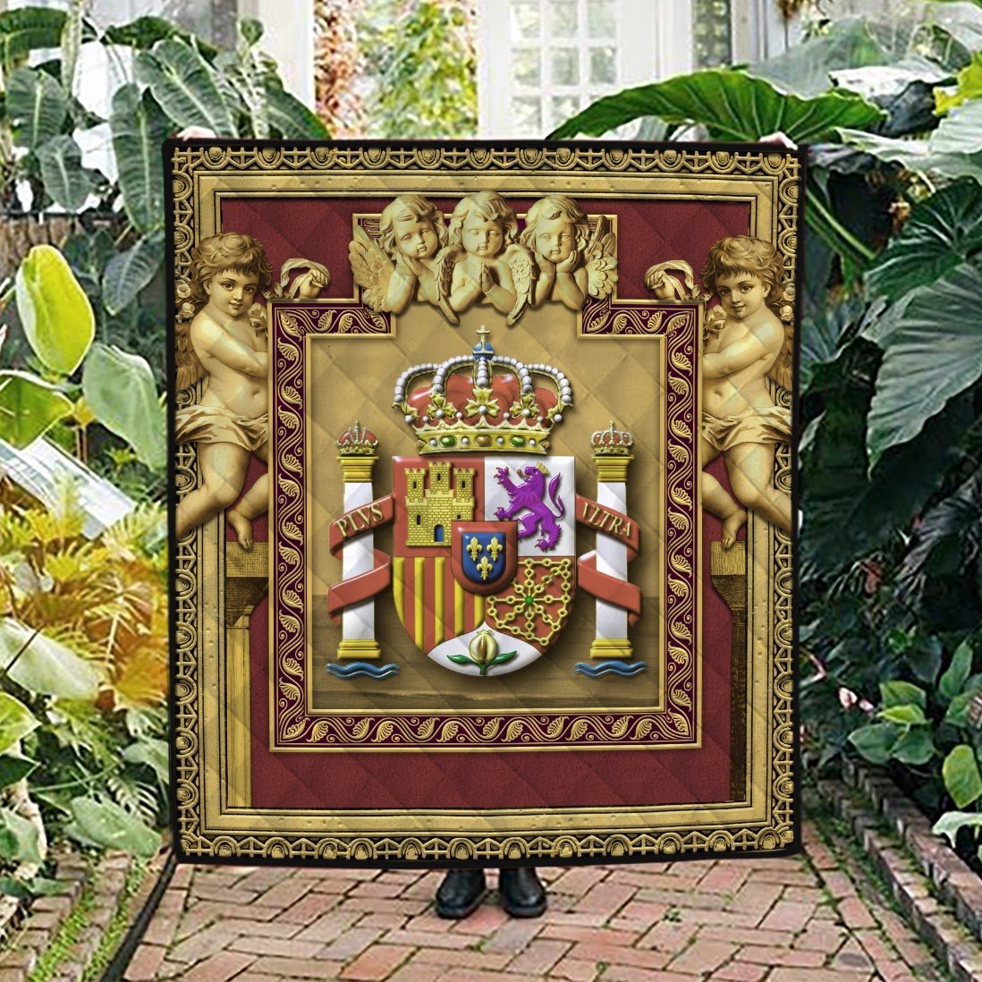 Coat Of Arms Spain Quilt Qm1357