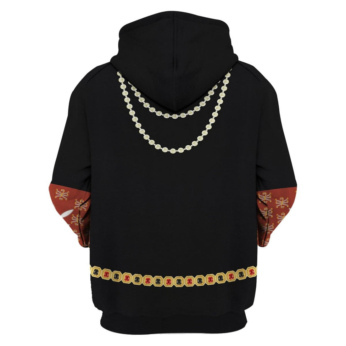 Elisabeth of Valois Queen of Spain Fleece Zip Hoodie