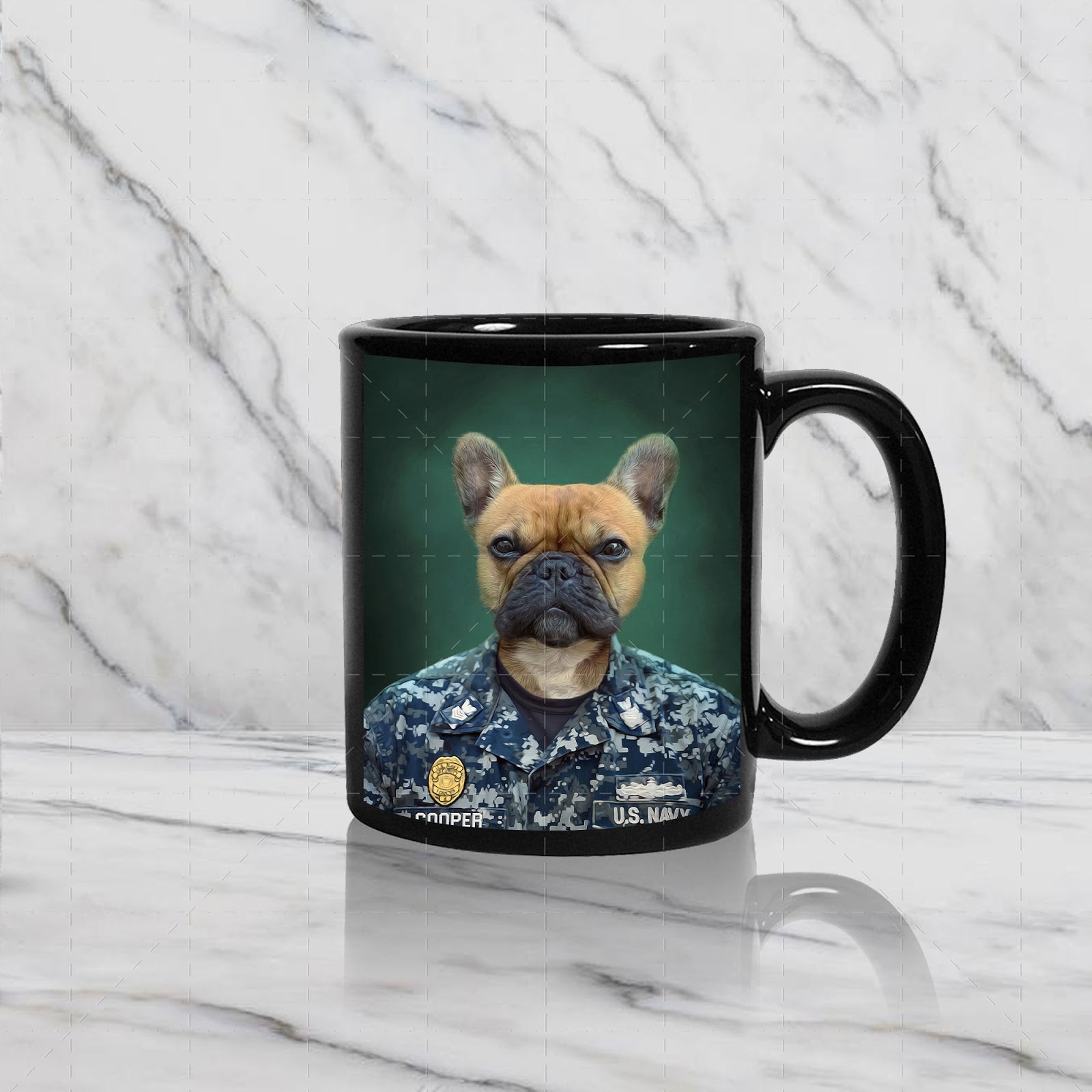 US Navy Army Chef - Custom Pet Mug