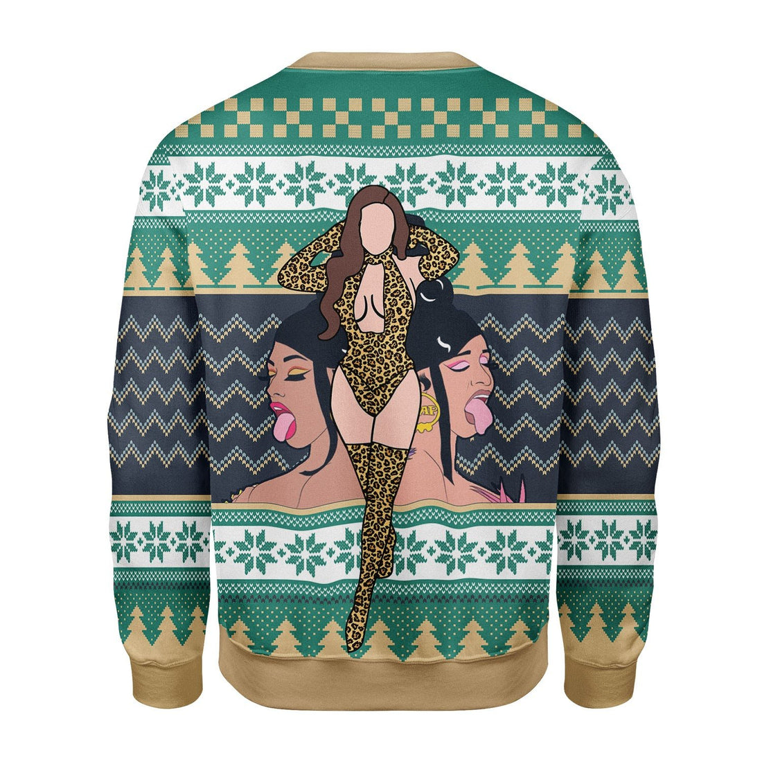 Customspig Christmas Sweater Make It Rain For Wet As Pu**y 3D Apparel