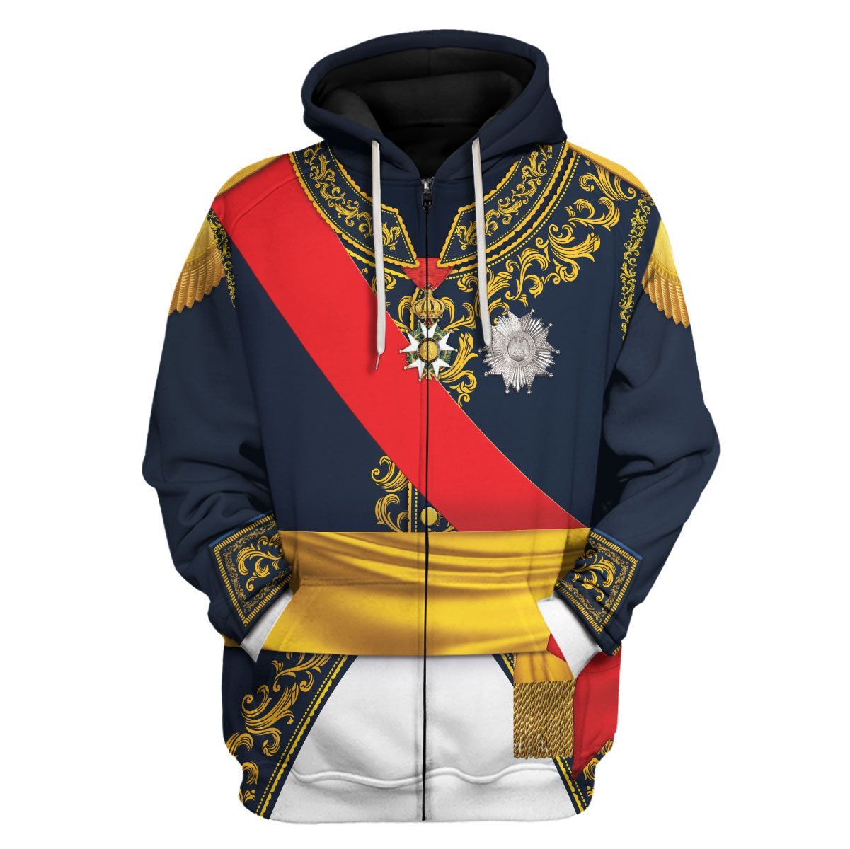 Marshal of the Empire Michel Ney Fleece Zip Hoodie