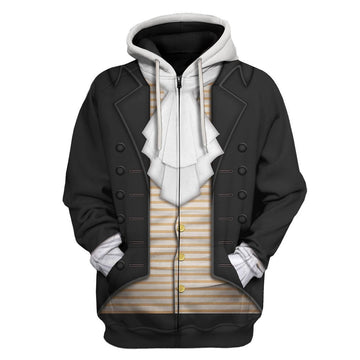 Thomas Jefferson Fleece Zip Hoodie