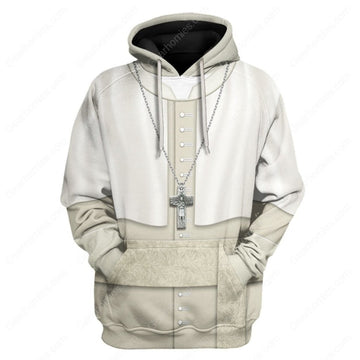 Tracksuit Tops Pullover Sweatshirt Pope Francis's Everyday Attire 3D Apparel