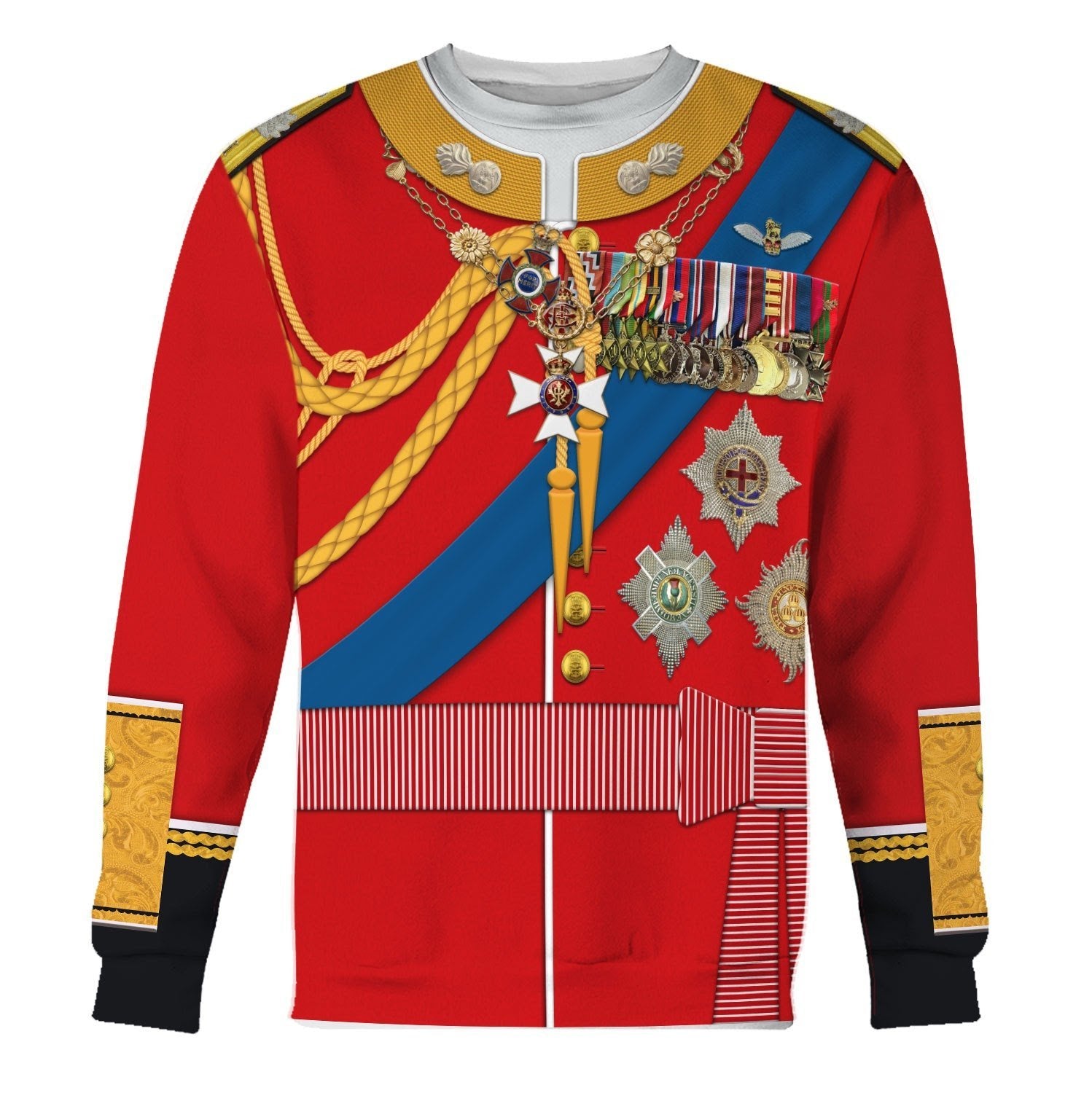 Prince Philip Duke Of Edinburgh Long Sleeves / S Qm1150