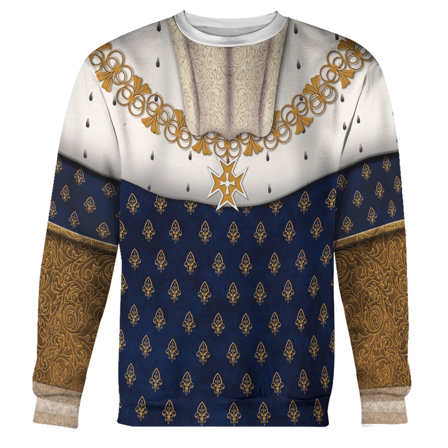 Louis XIV of France Fleece Long Sleeves