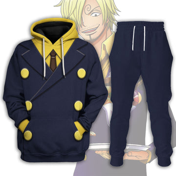 CustomsPig Vinsmoke Sanji Costumes Hoodie Sweatshirt T-shirt Tracksuit
