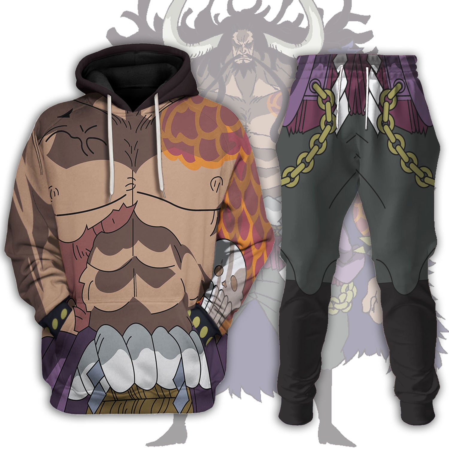 CustomsPig Kaido Costumes Hoodie Sweatshirt T-shirt Tracksuit