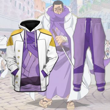 CustomsPig Admiral Fujitora Costumes Hoodie Sweatshirt T-shirt Tracksuit