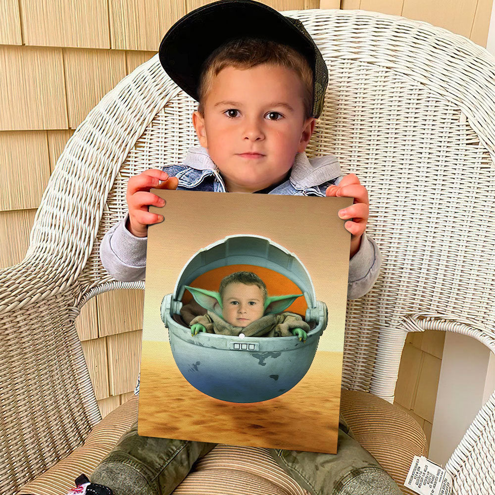 Personlized Canvas - Baby Yoda