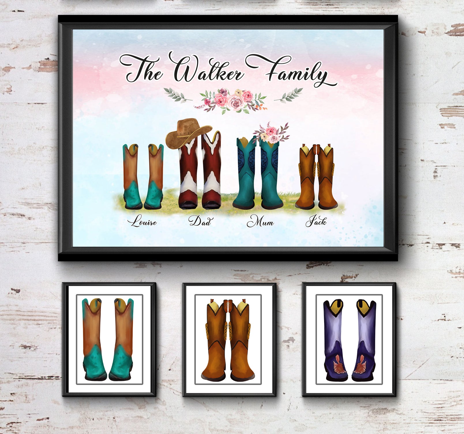 Customized Poster The Walker Family