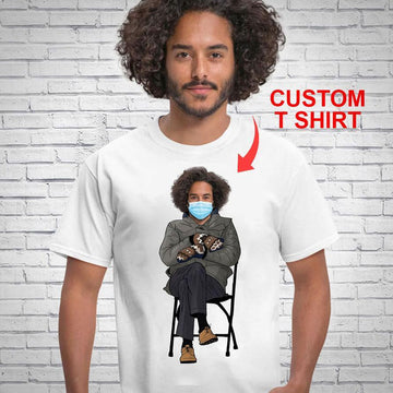 Customized Photos T-shirt Bernie Meme