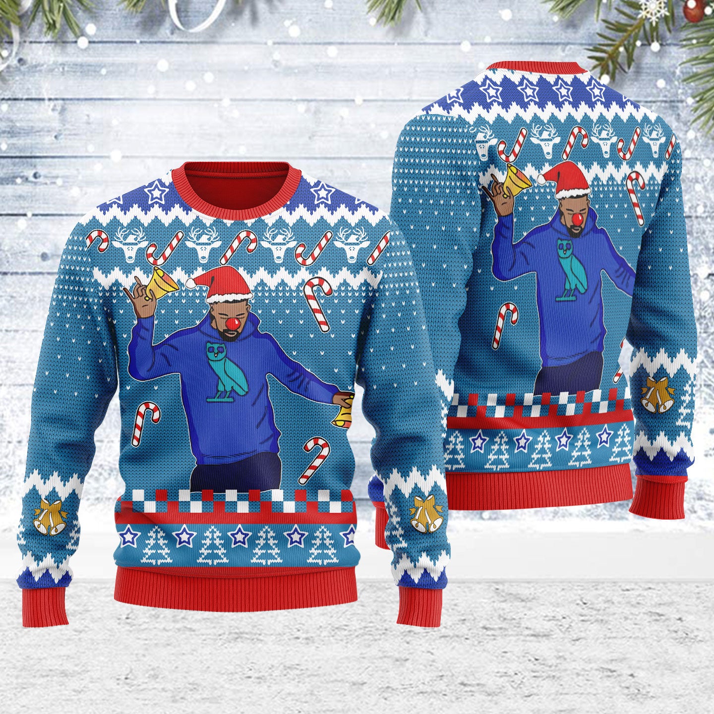 Customspig Ugly Christmas Sweater It's Christmas Time 3D Apparel