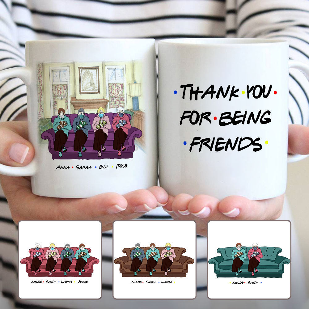 Personalized Mug Thank You For Being Friends