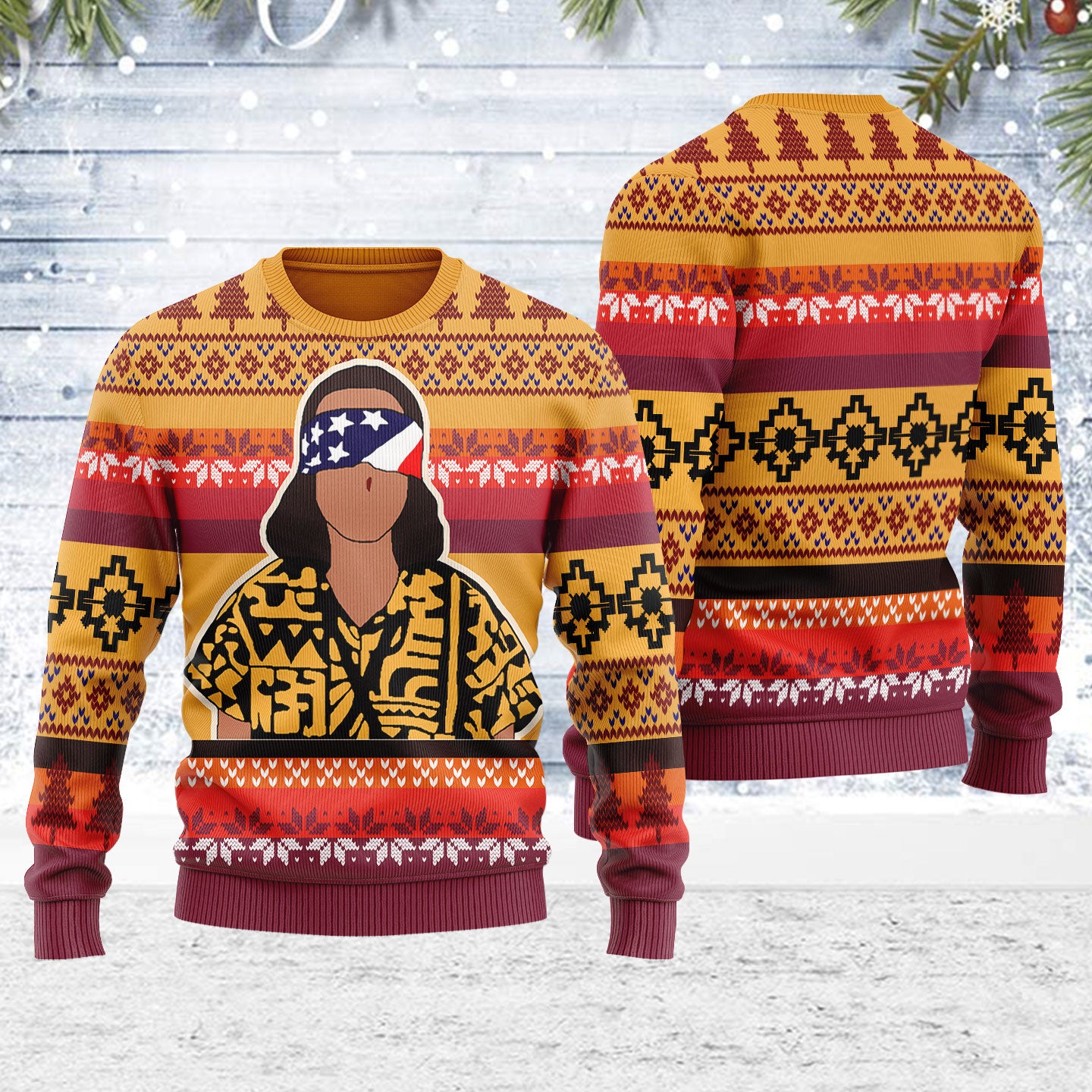 Customspig Ugly Christmas Sweater Eleven 3D Apparel