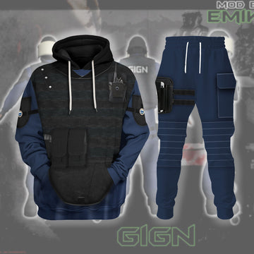CustomsPig Gign CS:GO Costumes Hoodie Sweatshirt T-shirt Tracksuit