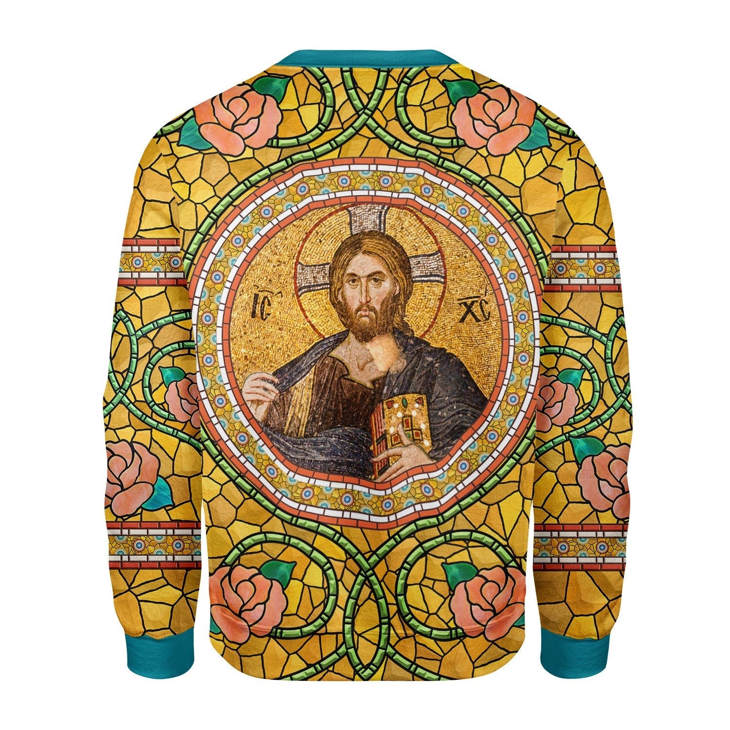Customspig Tops Pullover Sweatshirt Jesus 3D Apparel