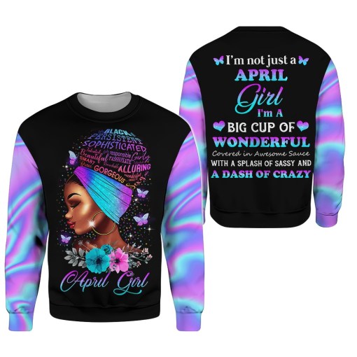 April Girl 3D All Over Printed Clothes DHHA110903 - 3