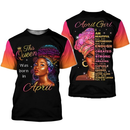 April Girl 3D All Over Printed Clothes DHHA190910 - 1