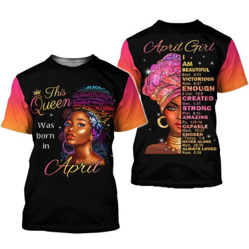 April Girl 3D All Over Printed Clothes DHHA190910 - 1