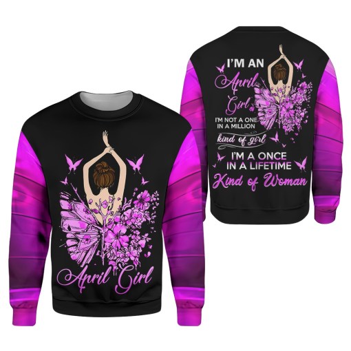 April Girl 3D All Over Printed Clothes NQTD040904 - 2