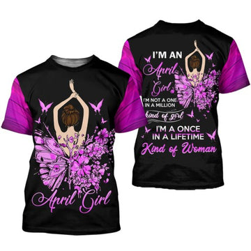 April Girl 3D All Over Printed Clothes NQTD040904 - 1