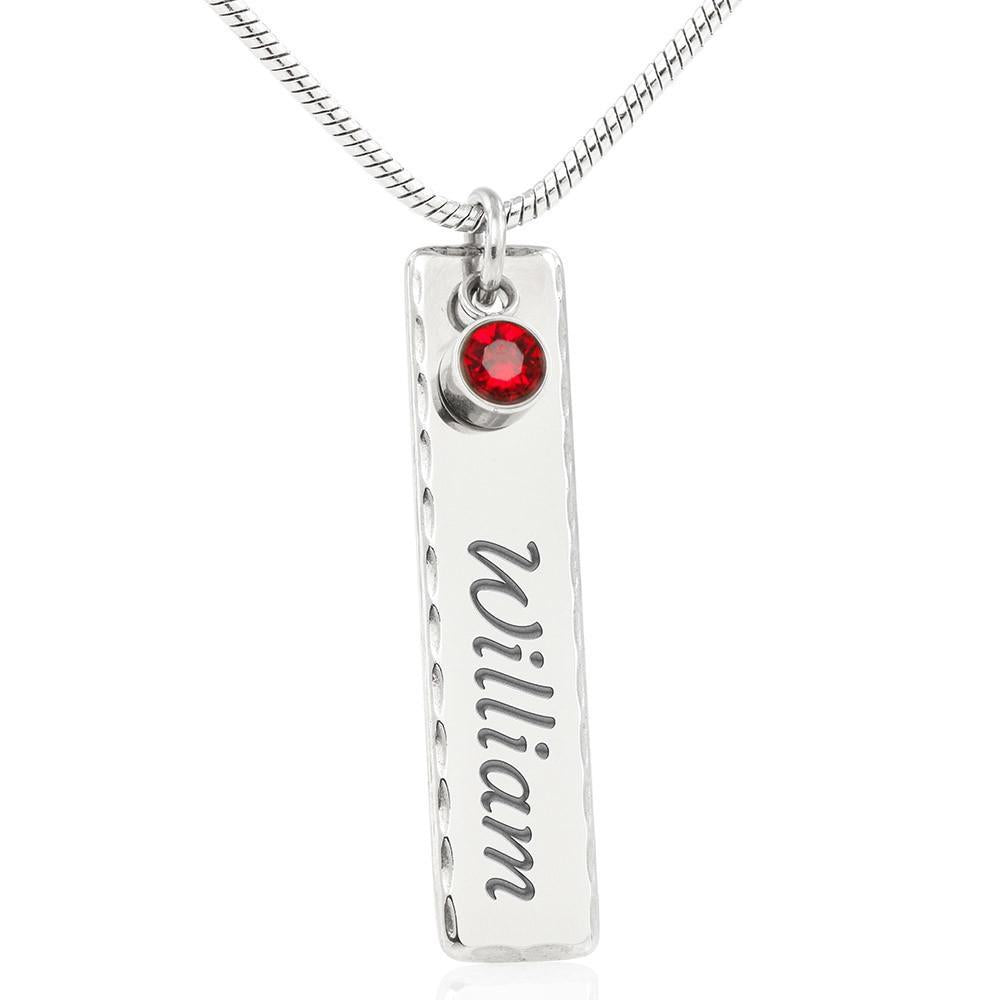 Personalized To My Dear Daughter-In-Law I Gave You Wonderful Son Birthstone Name Necklace Jewelry