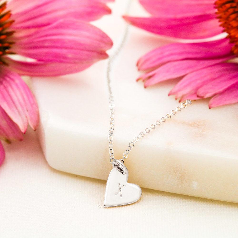 Breast Cancer Awareness To My Mom Necklace Jewelry