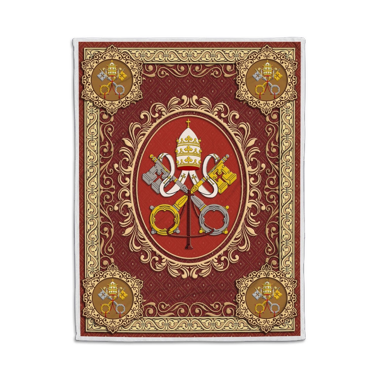 Coats Of Arms Of The Holy See and Vatican City Blanket