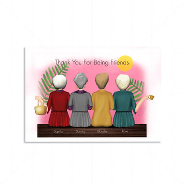 Customized Digital File - Thank You For Being Friends
