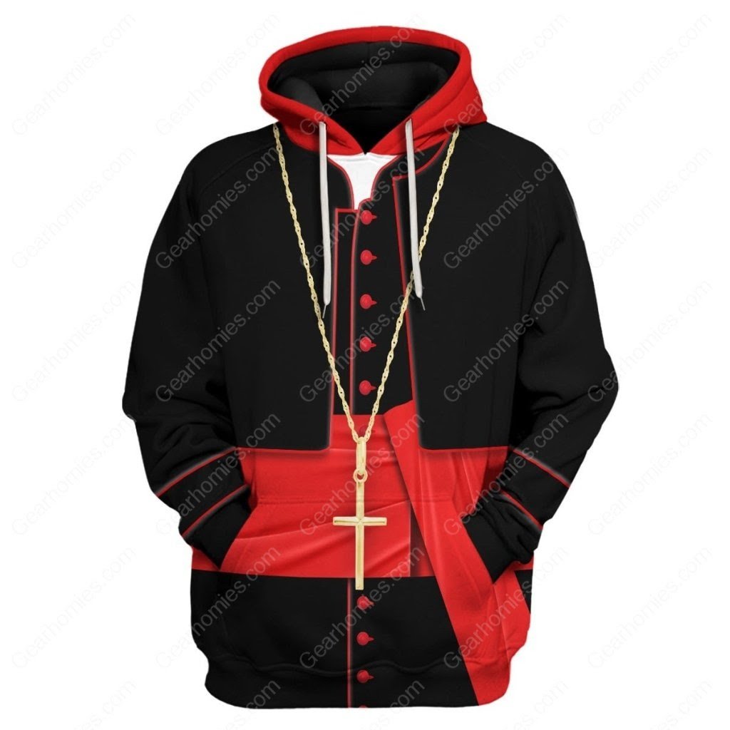 Tracksuit Tops Pullover Sweatshirt Cardinal Jean Louis Tauran 3D Apparel