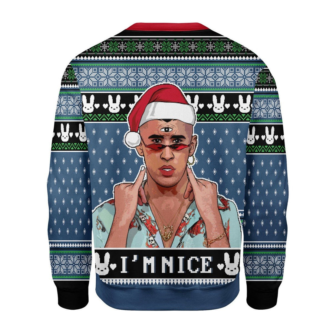 Customspig Christmas Sweater Pretty Fly For A White Guy Meme 3D Apparel