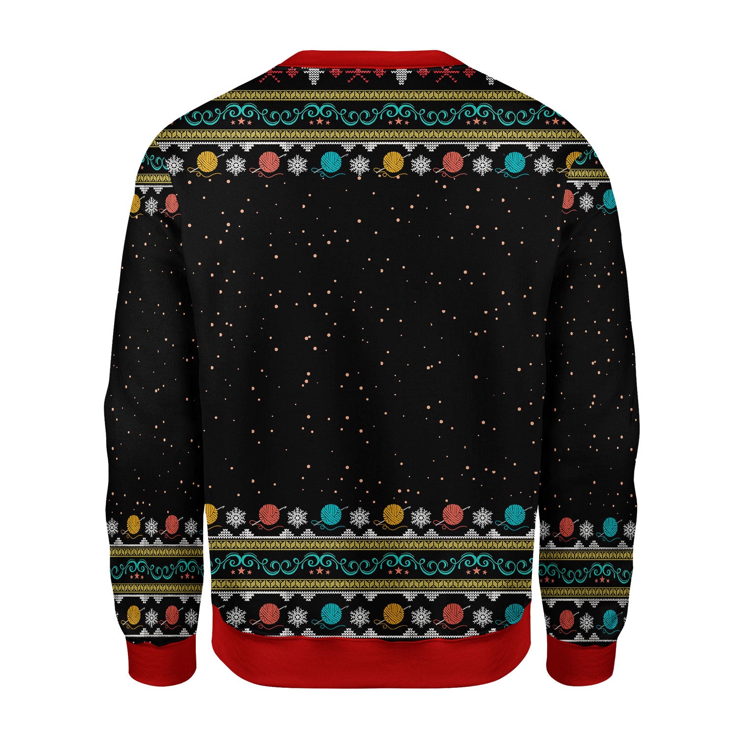 Customspig Christmas Sweater Crochet Keep My Hand Busy 3D Apparel