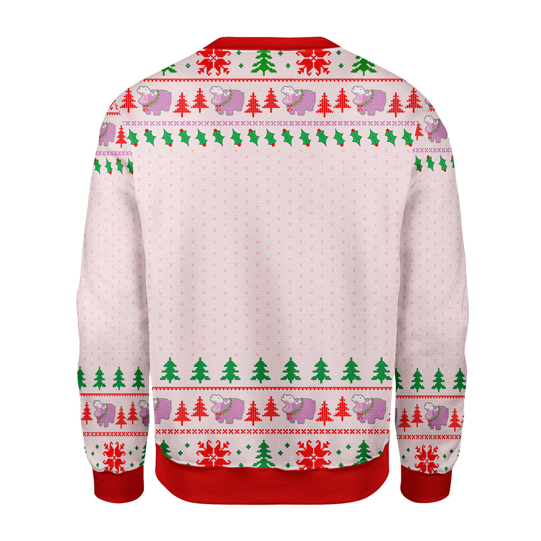 Customspig Christmas Sweater I Want A Hippopotamus For Xmas 3D Apparel