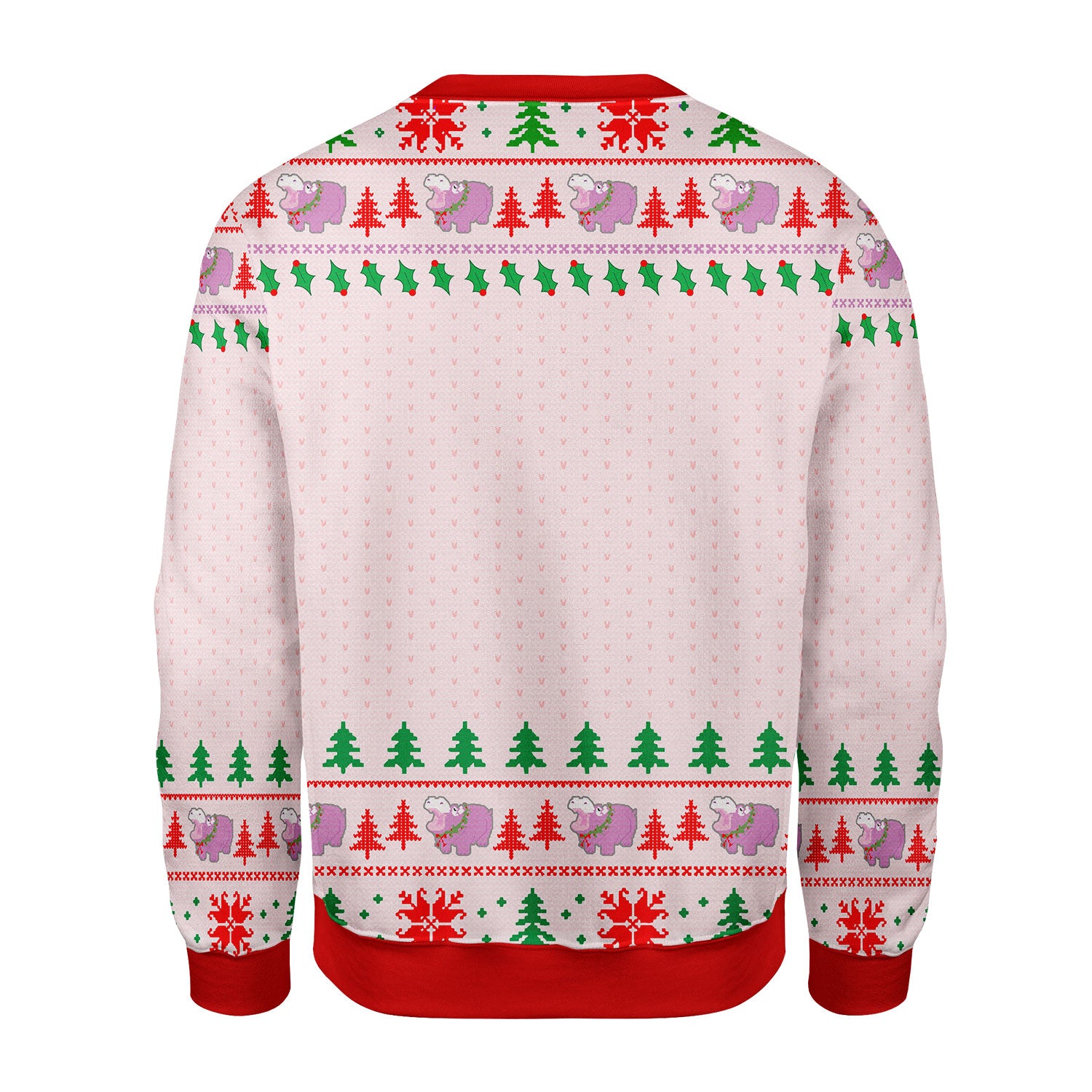 Customspig Christmas Sweater I Want A Hippopotamus For Xmas 3D Apparel