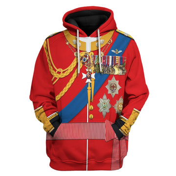 Prince Philip Duke Of Edinburgh Hoodie / S Qm1150