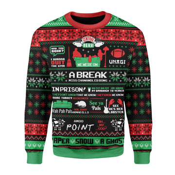 Customspig Christmas Sweater Friend 3D Apparel
