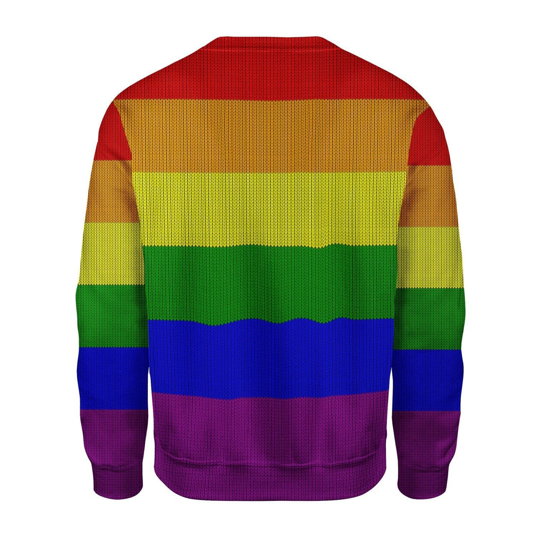 Gearhomies Christmas Unisex Sweater Rainbow Flag LGBTQ+ 3D Apparel