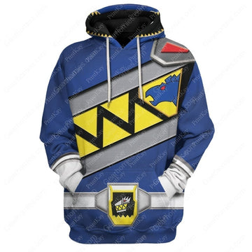 Blue Pr Dino Hoodie / S Pr002