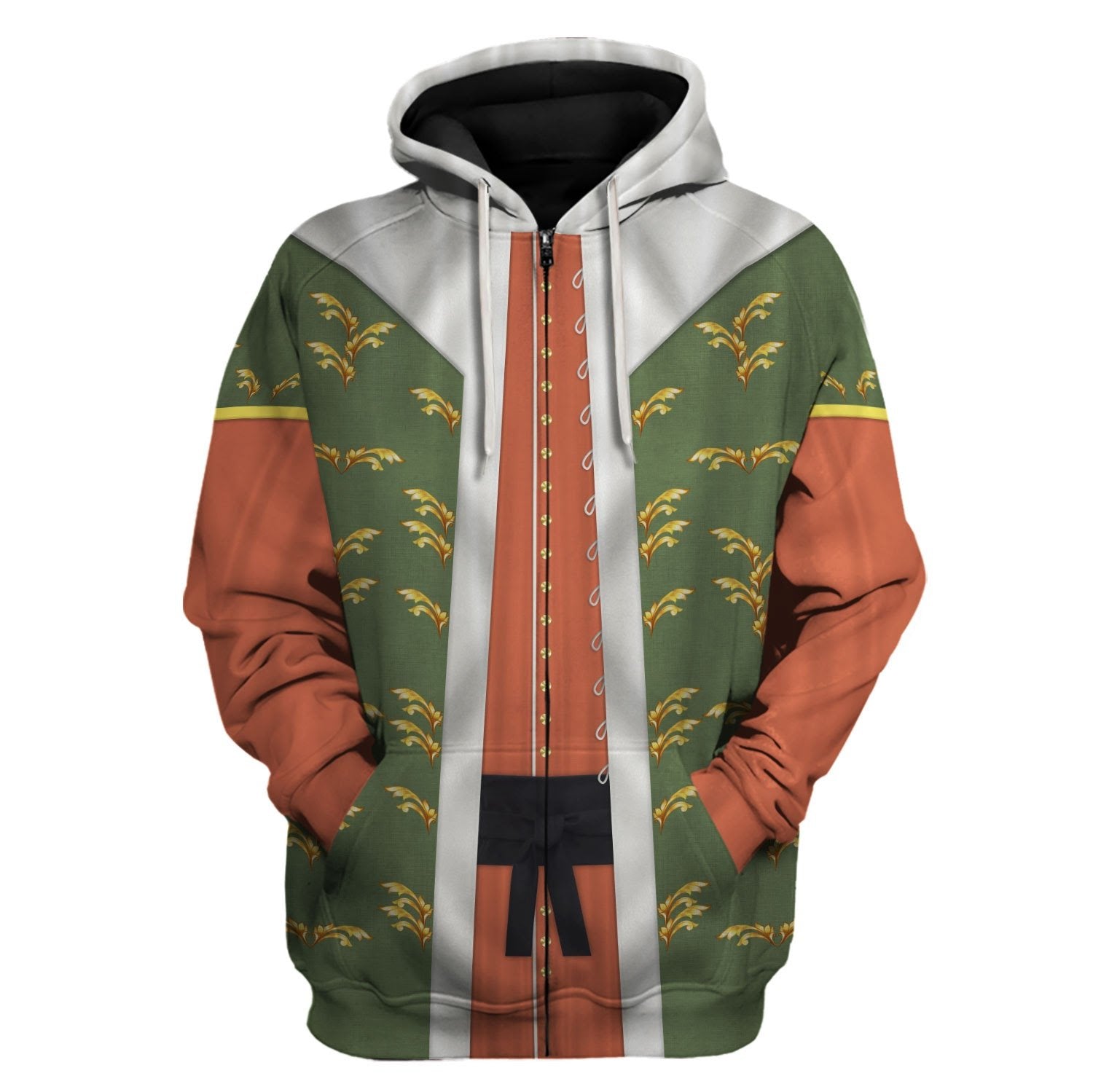?????elebi Mehmed Ottoman Empire Zip Fleece Hoodie / S Vn431