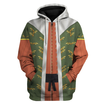Celebi Mehmed Ottoman Empire Fleece Zip Hoodie
