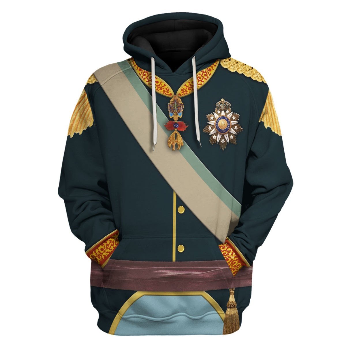 Pedro V Of Portugal Hoodie / S Qm1301
