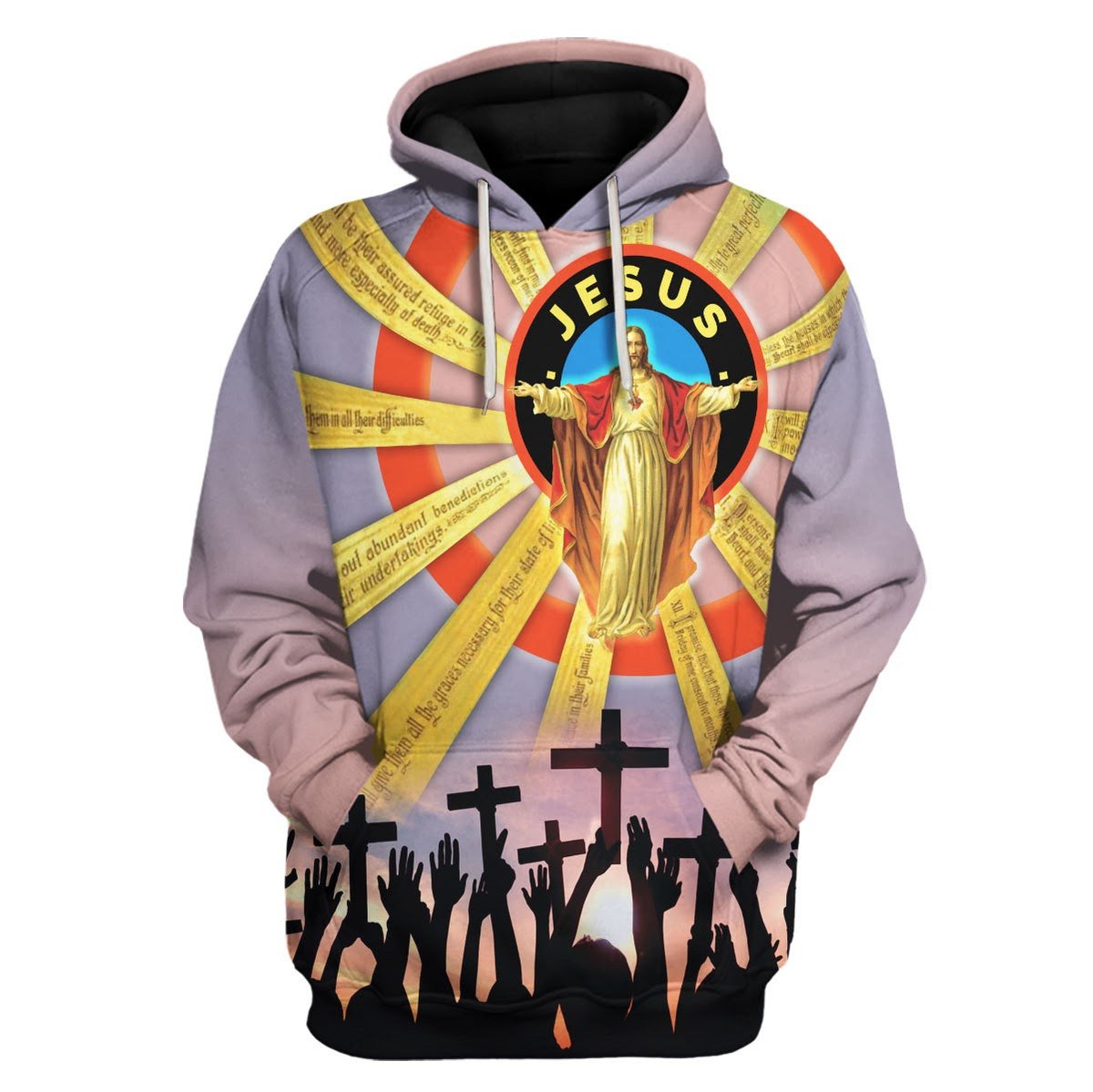 Customspig Tops Pullover Sweatshirt Jesus 3D Apparel