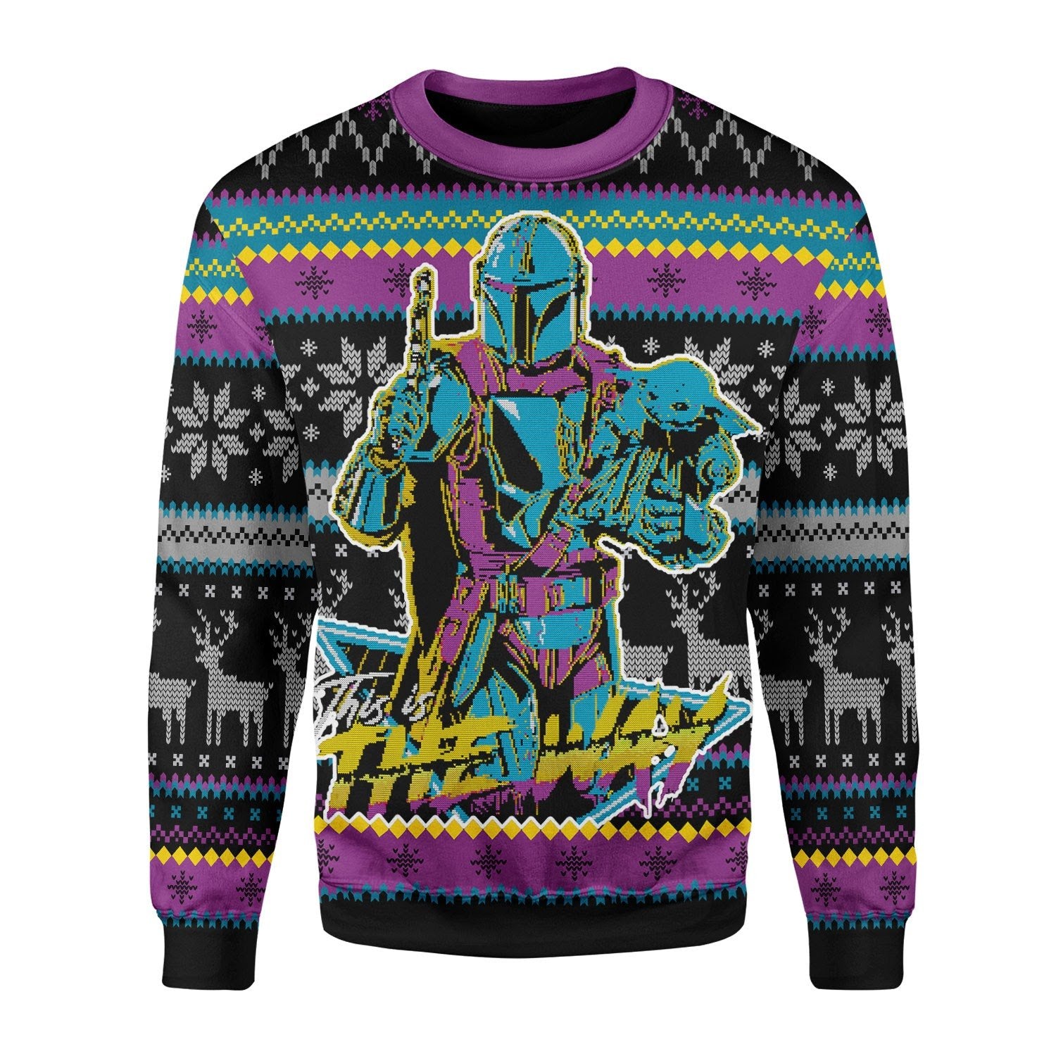 Customspig Christmas Sweater 80s The Way 3D Apparel
