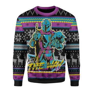 Customspig Christmas Sweater 80s The Way 3D Apparel