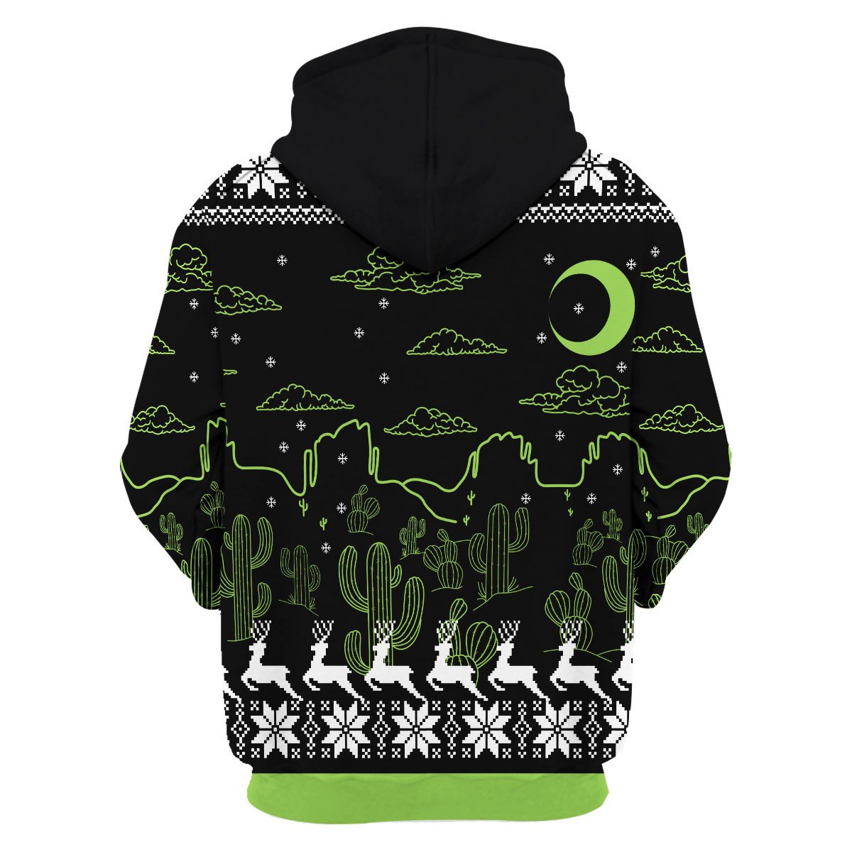 HumansBold Unisex Hoodie UFO Holographic 3D Apparel