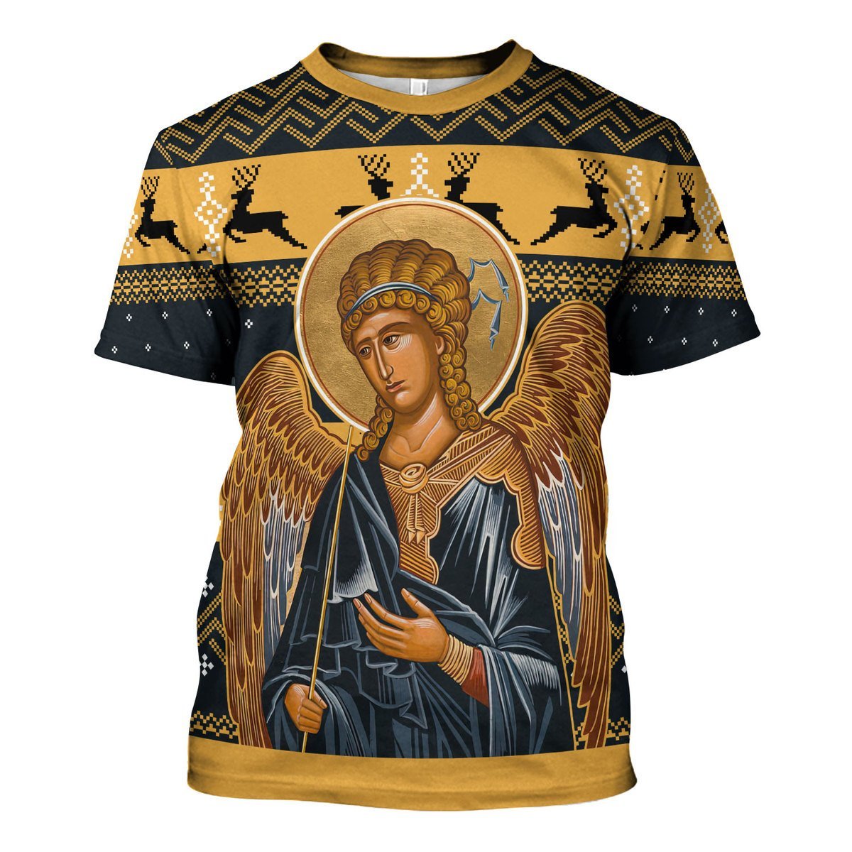HumansBold Unisex T-shirt St. Archangel Gabriel 3D Apparel