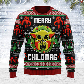Customspig Ugly Christmas Sweater Merry Chilma 3D Apparel