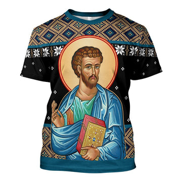 HumansBold Unisex T-shirt St. Luke 3D Apparel